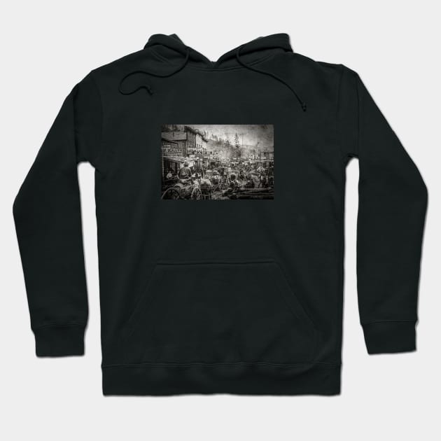 Riding into a Boom Town Hoodie by WichitaRed